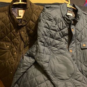 2 Gap men’s XXL quilted lightweight jackets.
